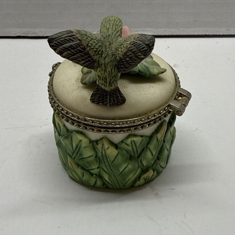 Hummingbird Club Trinket Box  3.5" Crystal Cathedral Ministries 2002 Hour Power - Picture 3 of 9